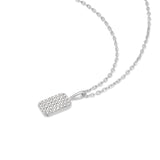 Ania Haie Silver Pave Pendant Necklace