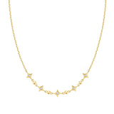 Ania Haie Gold Sparkling Star Station Necklace