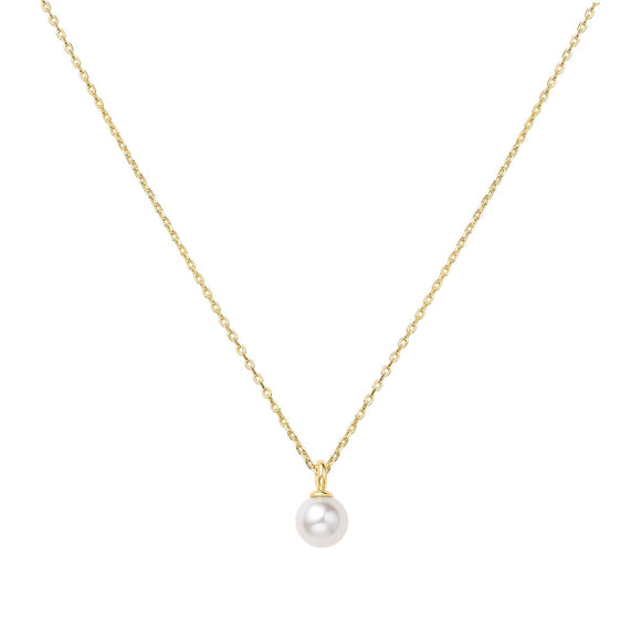 Ania Haie Gold Pearl Drop Pendant Necklace