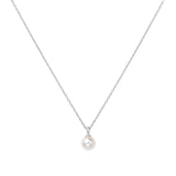 Ania Haie Silver Pearl Drop Pendant Necklace