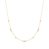 Ania Haie Gold Sparkling Bezel Cubic Zirconia Station Necklace