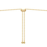 Ania Haie Gold Bezel Cubic Zirconia Station Necklace