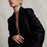 Ania Haie Gold Linked Locket Dangle Necklace