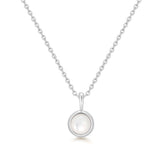 Ania Haie Silver Mother of Pearl Pendant Necklace