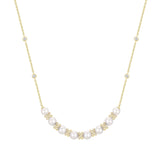 Ania Haie Gold Sparkling Braided Shell Pearl Necklace