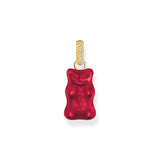 THOMAS SABO Large pendant with red goldbears and zirconia
