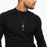 THOMAS SABO Snake pendant with vintage silver key