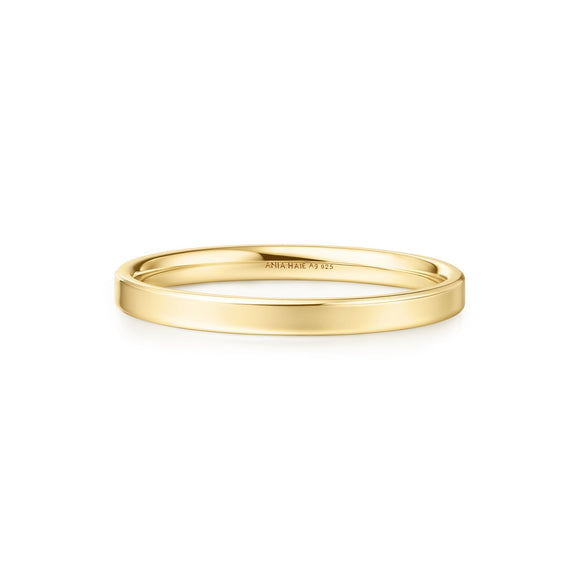 Ania Haie Gold Smooth Band 2mm