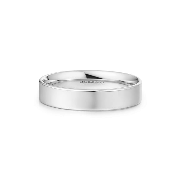 Ania Haie Silver Smooth Band 4mm