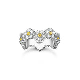 THOMAS SABO Lovely Daisy Ring in Silver