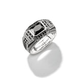 THOMAS SABO Signet Ring with Onyx and Black Stones