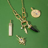 Ania Haie Gold Feather Charm