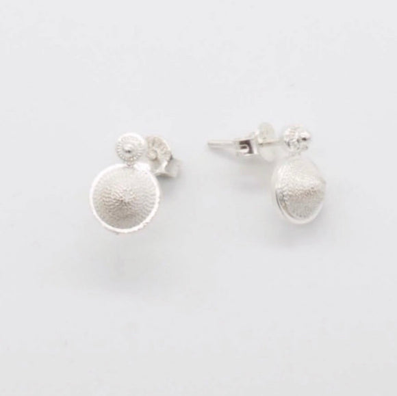 Gaviota Colombian Silver 'Manizales' Stud Earrings